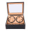 4 Watch Winder MDF PU Leather Quiet Motor 6 Slots 4