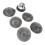 Stainless Steel Scrubber with Handle 5 Replacement Pads 4