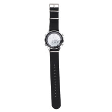 (Black) Mens Digital Sports Watch Dual Time 50m Waterproof Green