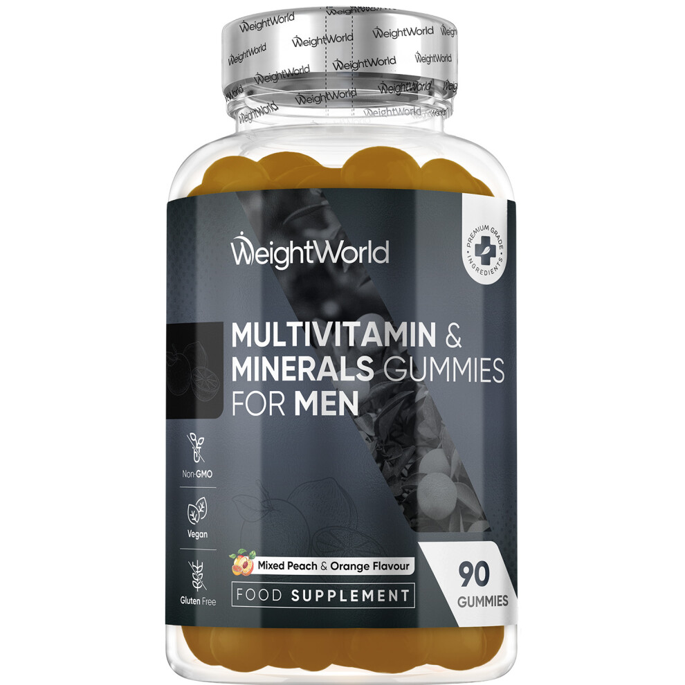Weightworld Multivitamin Gummies For Men | 90 Vegan Gummies