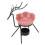 Rosa Hirsch Aromatherapie-Brenner Metall Halter 3