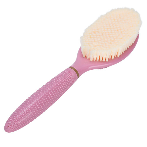 (Pink) Duschfußbürse mit gebogenem Kopf, Pink 2