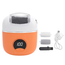 (Orange) Elektrische Voetslijper Op Batterijen Voor Eelt