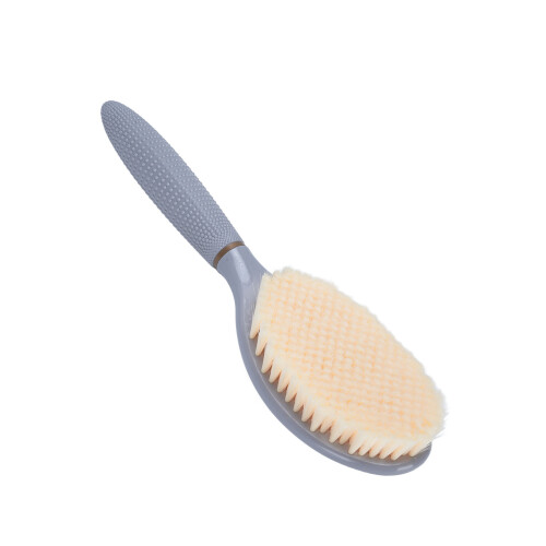 (Grey) Duschfußbürse mit gebogenem Kopf, Pink 2