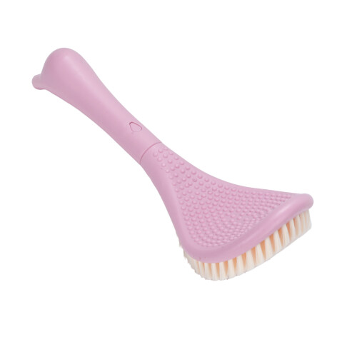 (Pink) Douchepoetsborstel Lang Handvat 3 Maten 1
