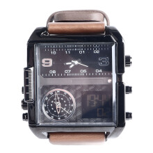 Sports Watch Large Square Digital Waterproof Men