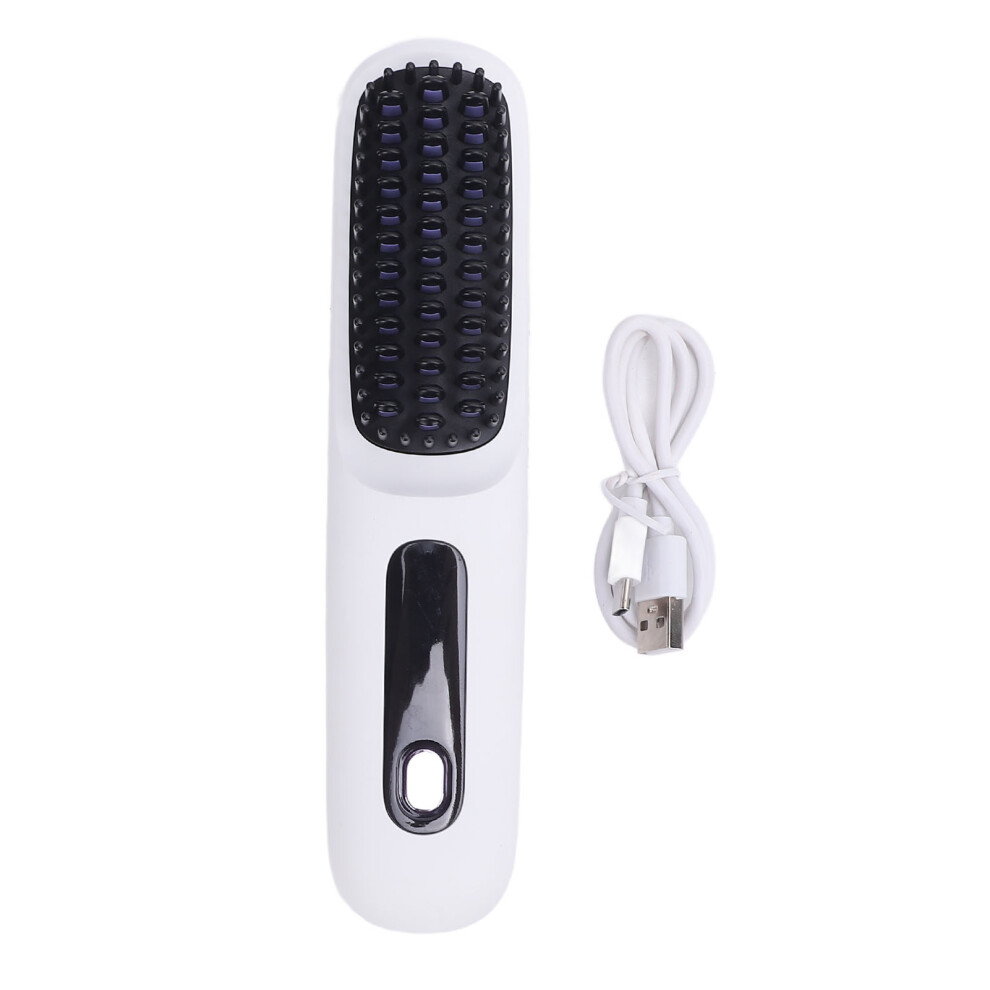 Cordless Hair Straightener Comb Negative Ion 2000mAh Fast Heating