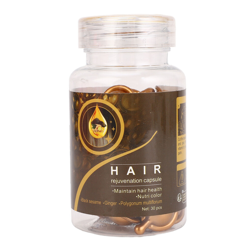 30 Count Hair Serum Capsules Moisturizing for Dry Damaged Hair