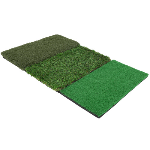 64x41cm Golf Swing Practice Mat Portable Training PP Grass Pad 2