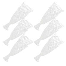 6PCS Pool Billiards Net Cotton Mesh Bag White Durable