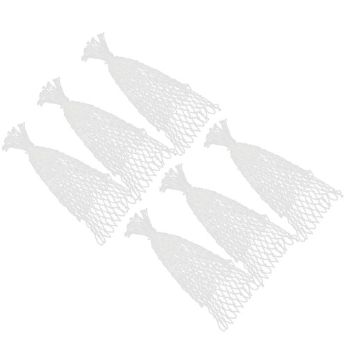 6PCS Pool Billiards Net Cotton Mesh Bag White Durable 1