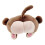 (Monkey) Butt Pillow Plush Doll Soft Portable PP Cotton Keychain Grey Cat 1