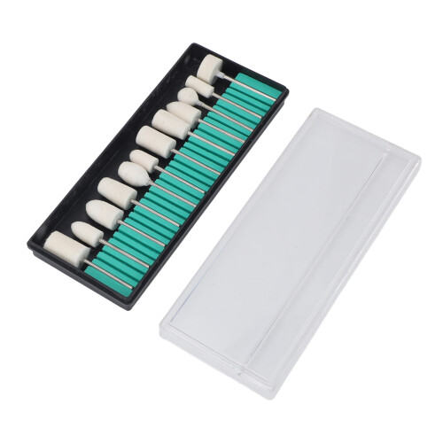 12Pcs Wool Grinding Head Set High Strength Metal Ceramic Glass 1