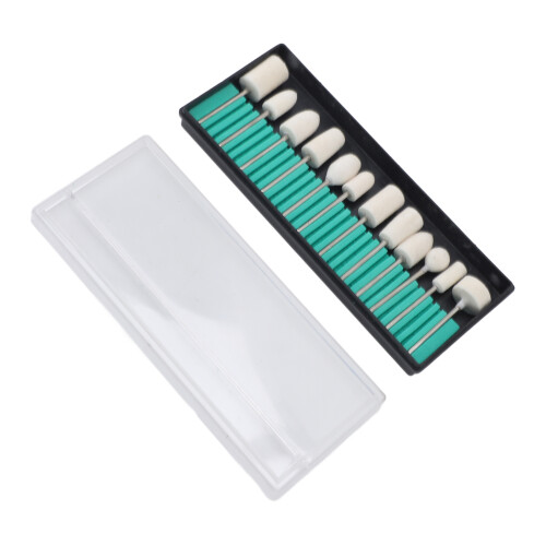12Pcs Wool Grinding Head Set High Strength Metal Ceramic Glass 2