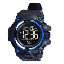 Digital Watch Dual Dial LED Waterproof Sport Running