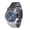 Men Waterproof Quartz Stainless Steel Watch Silver Case Blue Dial 5