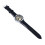 Men Silver Skeleton Quartz Watch Leather Band 2