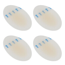 12 wasserdichte Gel-Blasenpflaster für Zehen und Fersen, 5,5 x 3,7 cm, Packung mit 12