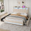 4ft6 Double Upholstered Bed with 4 Storage Drawers 1