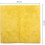 Microfibre Cleaning Cloths (Yellow, 12 Pack) 5