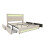 4ft6 Double Upholstered Bed with 4 Storage Drawers 5
