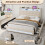 4ft6 Double Upholstered Bed with 4 Storage Drawers 7
