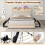 4ft6 Double Upholstered Bed with 4 Storage Drawers 8