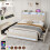 4ft6 Double Upholstered Bed with 4 Storage Drawers 11