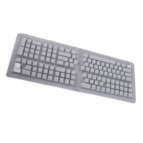 132-Key Pudding Transparent PBT Keycaps for Mechanical Keyboard