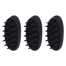 3 Pz Spazzola Massaggio Cuoio Capell