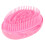 4pcs Rosy Red Egg Shape Detangling Brush Marble Effect Comb 2