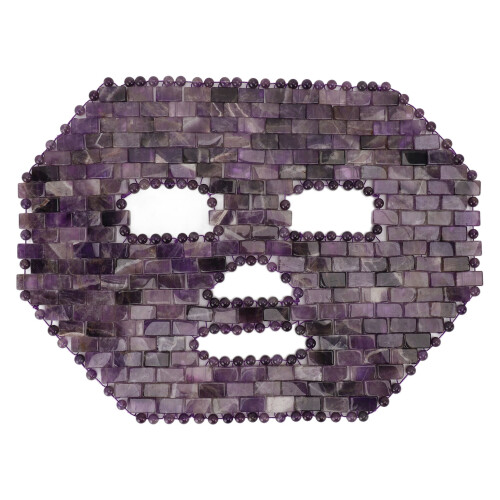 Maschera Viso Raffreddante in Pietra Viola