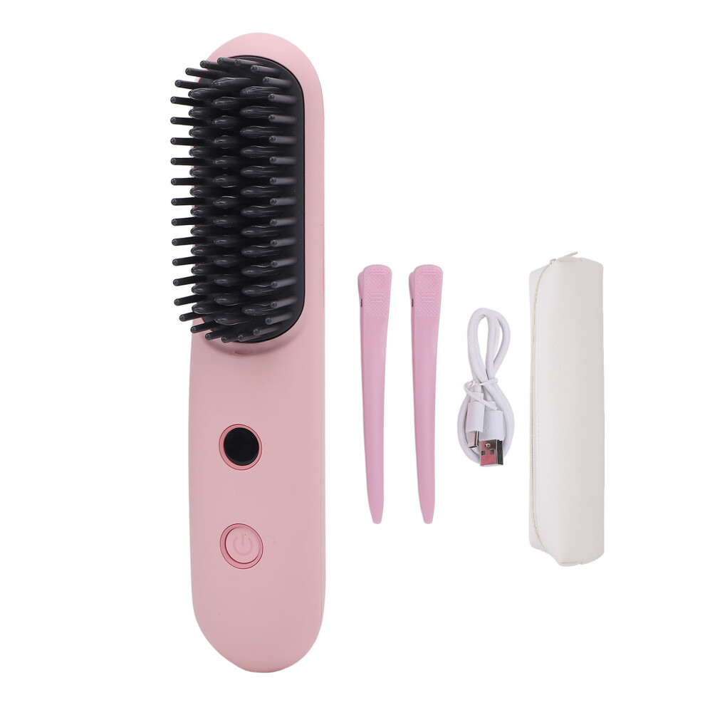 2 in 1 Negative Ionic Hair Straightener Comb 3 Temp Settings