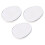 4pcs Silver Egg Shape Hair Brush Gentle Detangling Comb 3
