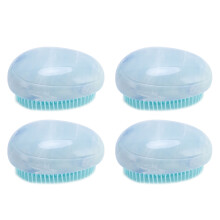 4pcs Egg Shape Detangling Brush Portable Ergonomic All Types