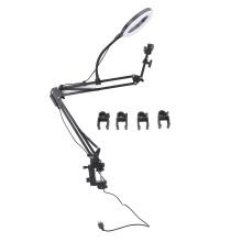 Overhead Phone Ring Light LED Desk Lamp Eyelash