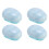 4pcs Egg Shape Detangling Brush Portable Ergonomic All Types 2