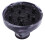 (Ink Black) Faltbarer Haartrockner-Diffusor 4-5cm Durchmesser Schwarz 4