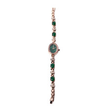 Women Bracelet Watch Waterproof Emerald Quartz Wrist Watch