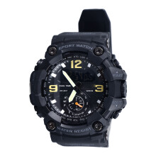 Men Digital Watch Waterproof Stopwatch Date Alarm Outdoor
