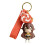 (Type 1) Cute Game Character Keychain Silicone Key Ring Adorable Type 1 1