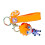 (Type 2) Cute Game Character Keychain Silicone Key Ring Adorable Type 1 2