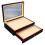 23-Slot Double Layer Pen Display Box Transparent Top Black 3