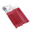 (Red) 10PCS Watch Hand Remover Tools Pin Needle Presser Set Red 4
