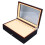 23-Slot Double Layer Pen Display Box Transparent Top Black 5