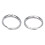 (Adjustable Open Type) 1 Pair 925 Sterling Silver Adjustable Open Ring Wedding Couple 3