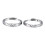 (Adjustable Open Type) 1 Pair 925 Sterling Silver Adjustable Open Ring Wedding Couple 5