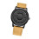 (Brown Black Leather Strap) Men Watch Magnetic Ball Pointer Quartz Brown Black Leather Strap 5