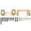 Brass Front Bumper Bracket for 1/10 RC Crawler SCX10 II 3