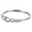Elegant Silver Wedding Ring with Zircon US Size 6 2